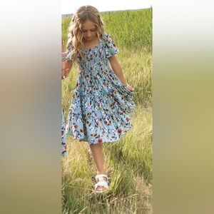 *RELISTED* mini sweet caroline dress in blue🦋💙🍂